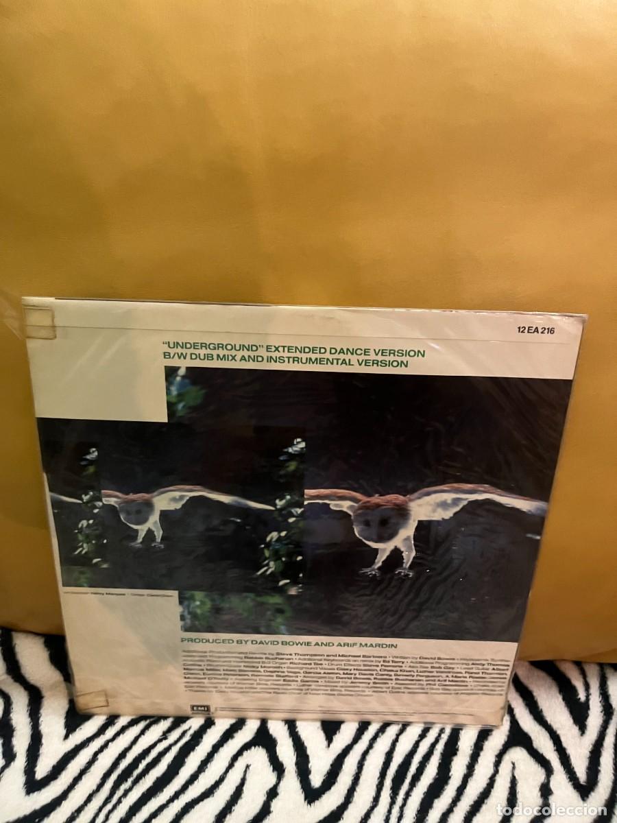 Discos de vinilo: David Bowie Underground (Extended Dance Mix) - Foto 2