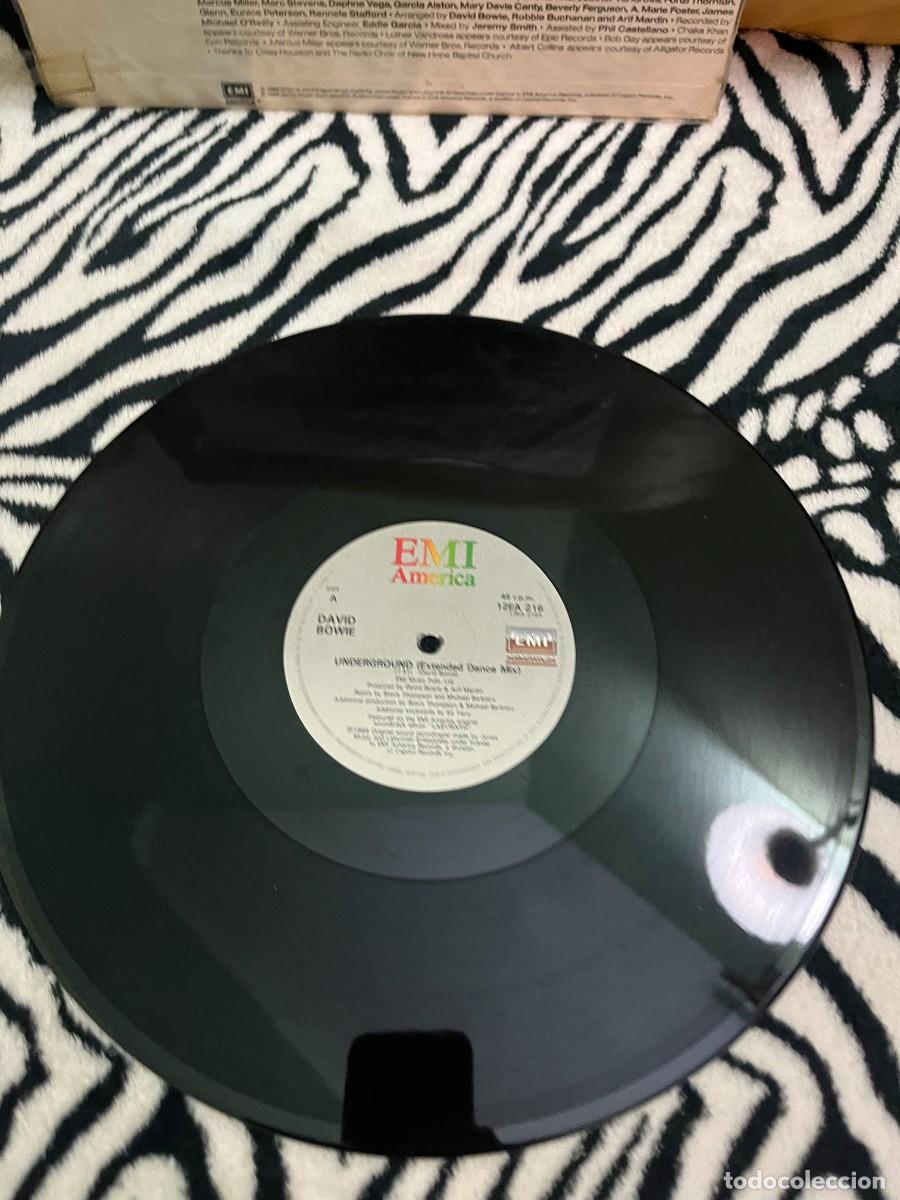 Discos de vinilo: David Bowie Underground (Extended Dance Mix) - Foto 3
