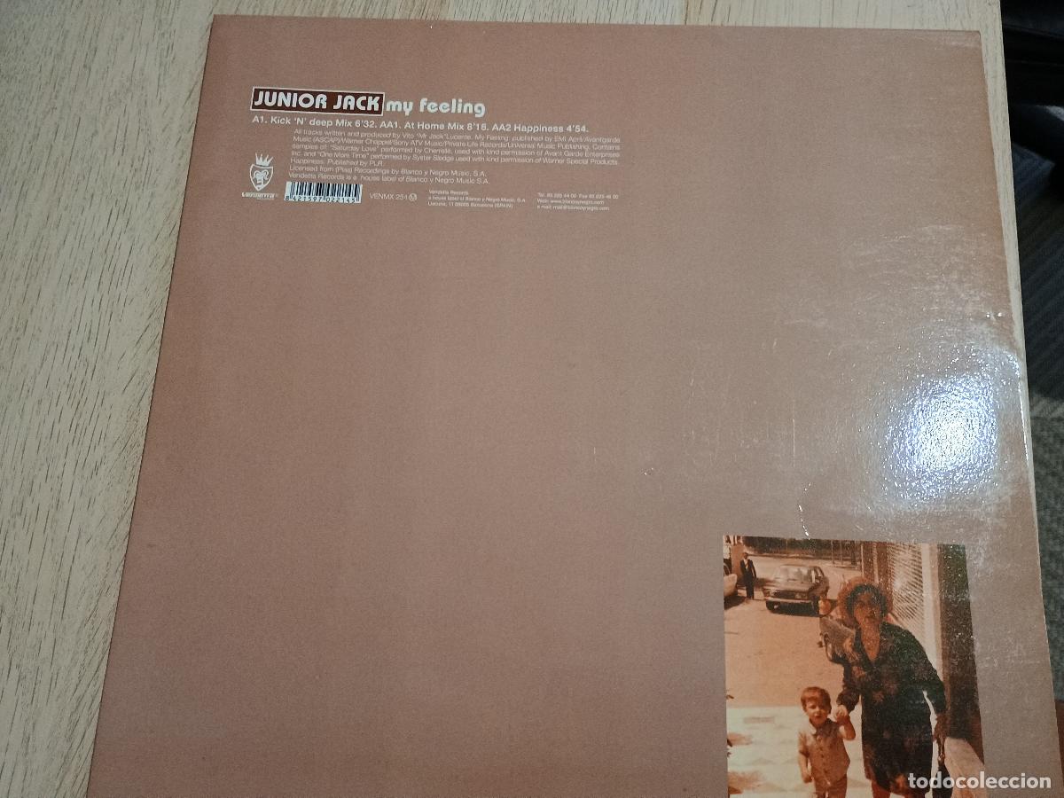 Discos de vinilo: Junior Jack &lrm;&ndash; My Feeling Spain 1999 Electronic House - Foto 1
