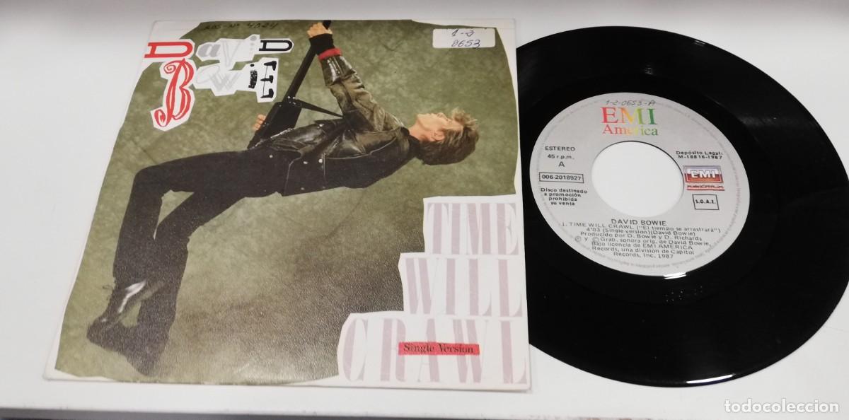 Discos de vinilo: SCO20-David Bowie - Time Will Crawl (Single Version) (7&rdquo;, Single, Promo) - Foto 1