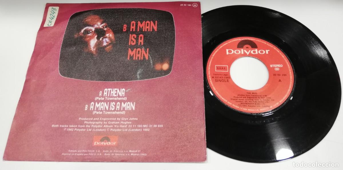 Discos de vinilo: SCO20-The Who - Athena (7&rdquo;, Single) - Foto 2