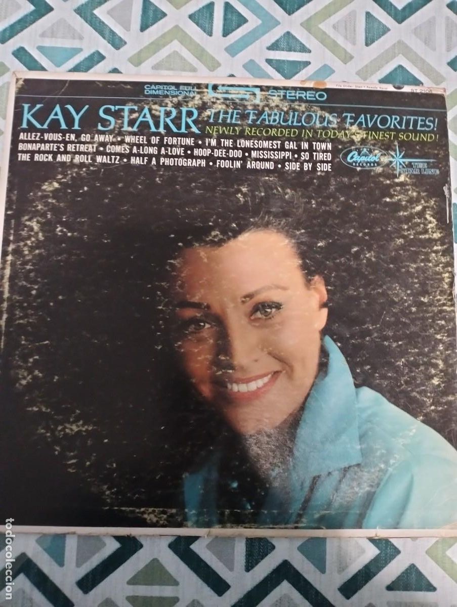 Discos de vinilo: Kay Starr LP edici&oacute;n USA - Foto 1
