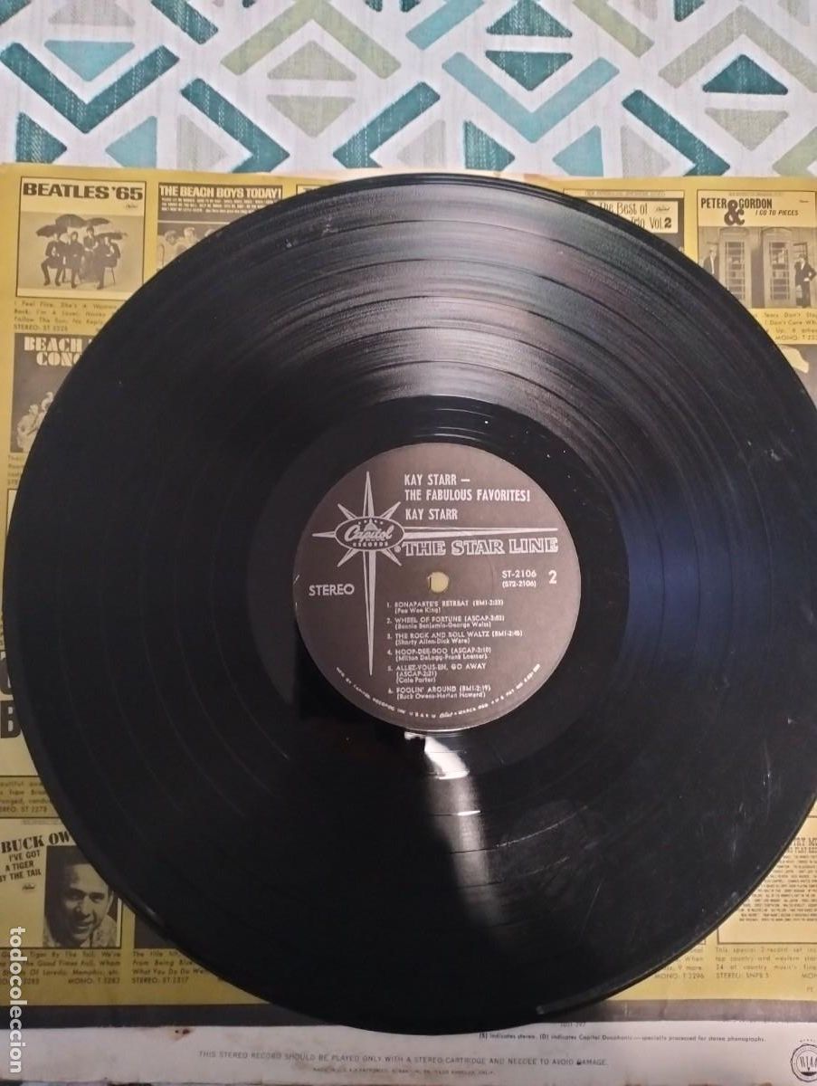 Discos de vinilo: Kay Starr LP edici&oacute;n USA - Foto 4