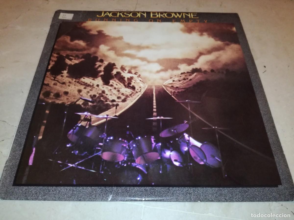 Discos de vinilo: JACKSON BROWNE-RUNNING ON EMPTY-ORIGINAL ESPA&Ntilde;OL 1978 - Foto 1