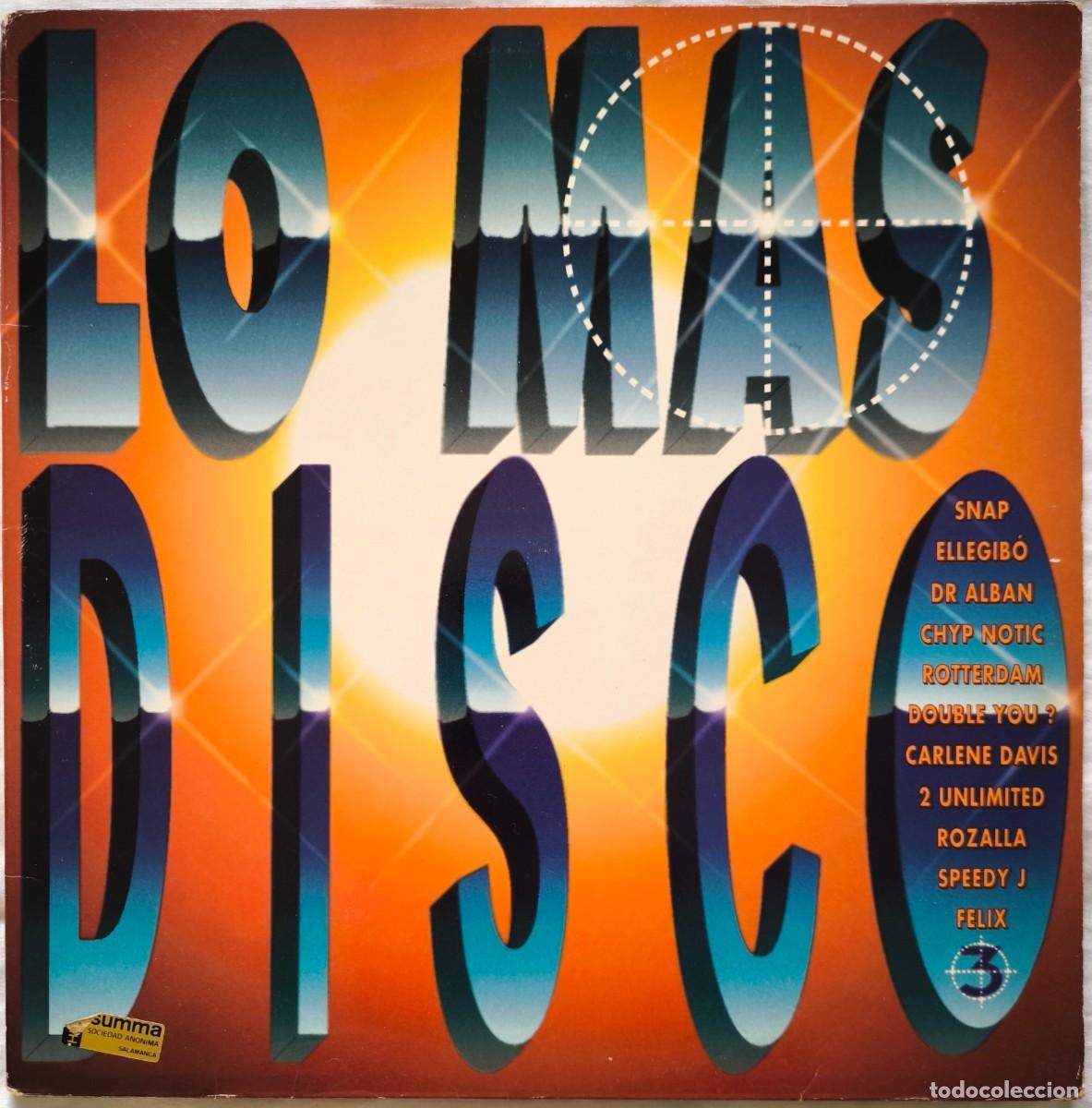 Discos de vinilo: Lo M&aacute;s Disco 3 (2xLP) 1992 - Foto 1