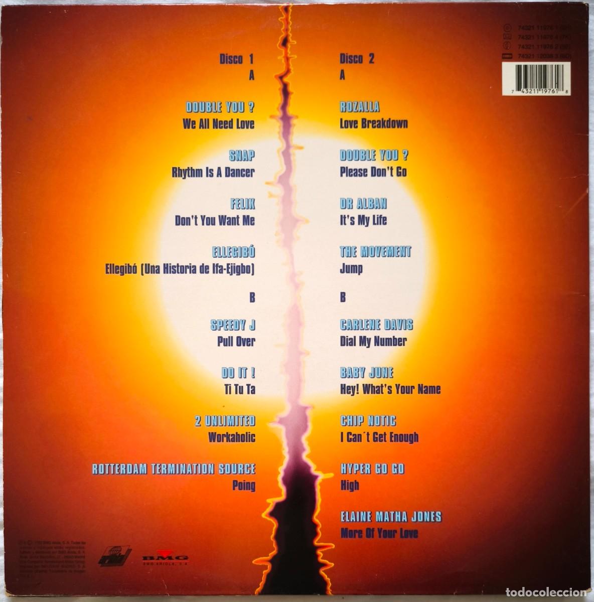 Discos de vinilo: Lo M&aacute;s Disco 3 (2xLP) 1992 - Foto 2