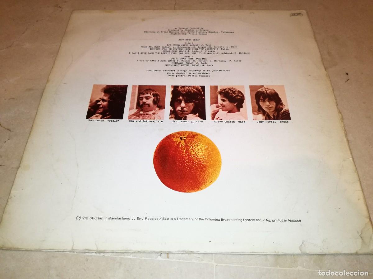 Discos de vinilo: JEFF BECK GROUP-ORIGINAL 1972-EPIC - Foto 2