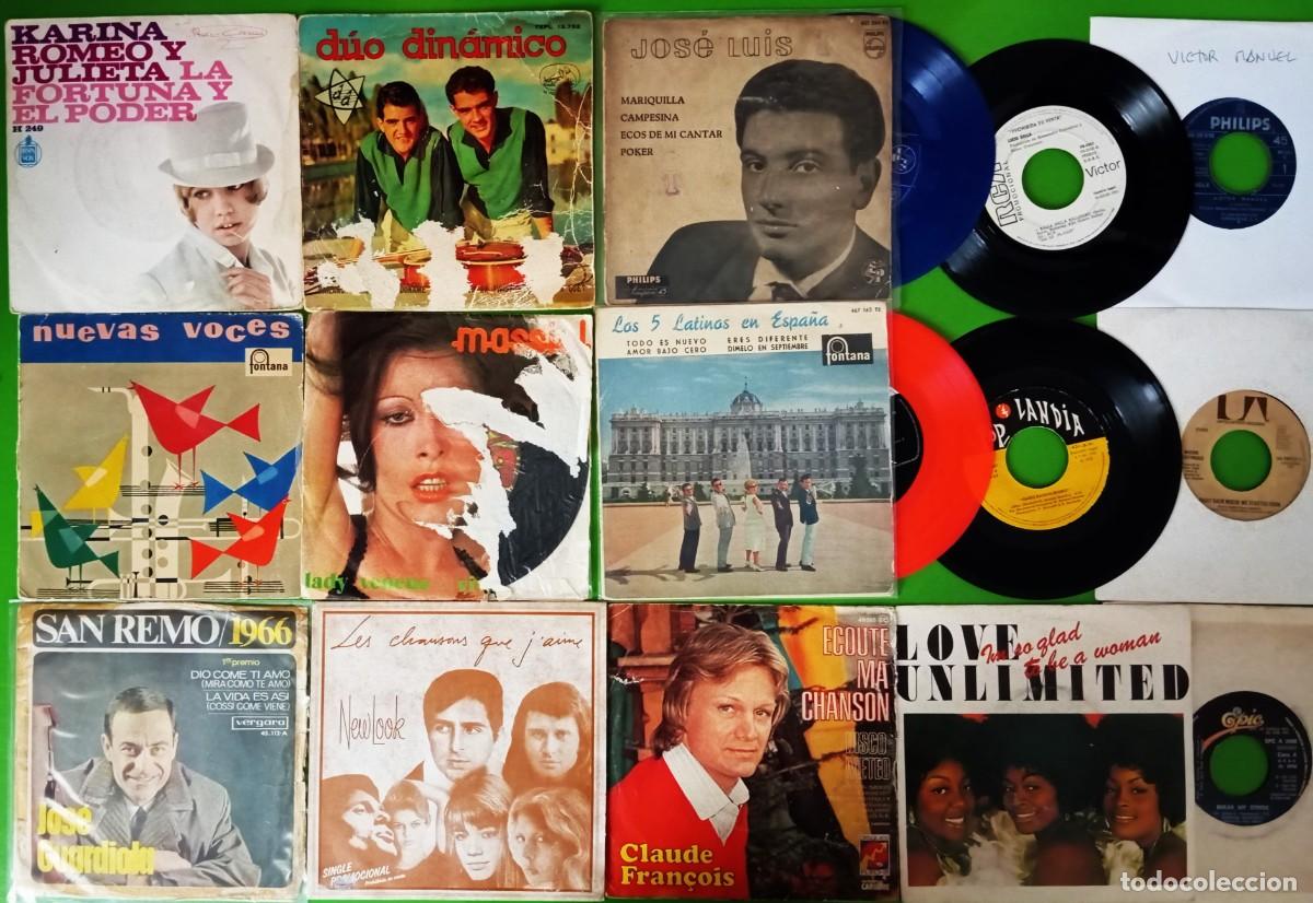 Discos de vinilo: Lote de 30 Singles y EPs (Varios estilos) - Foto 2
