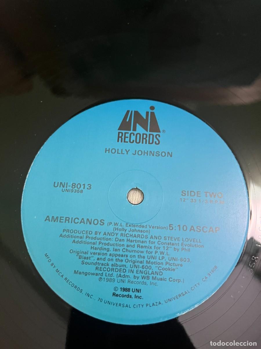 Discos de vinilo: Holly Johnson Americanos (Extended Version) - Foto 4