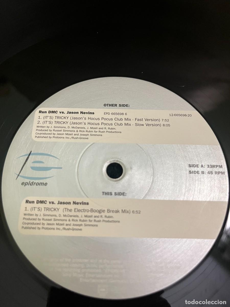 Discos de vinilo: Run-DMC Vs. Jason Nevins (Its) Tricky - Foto 2