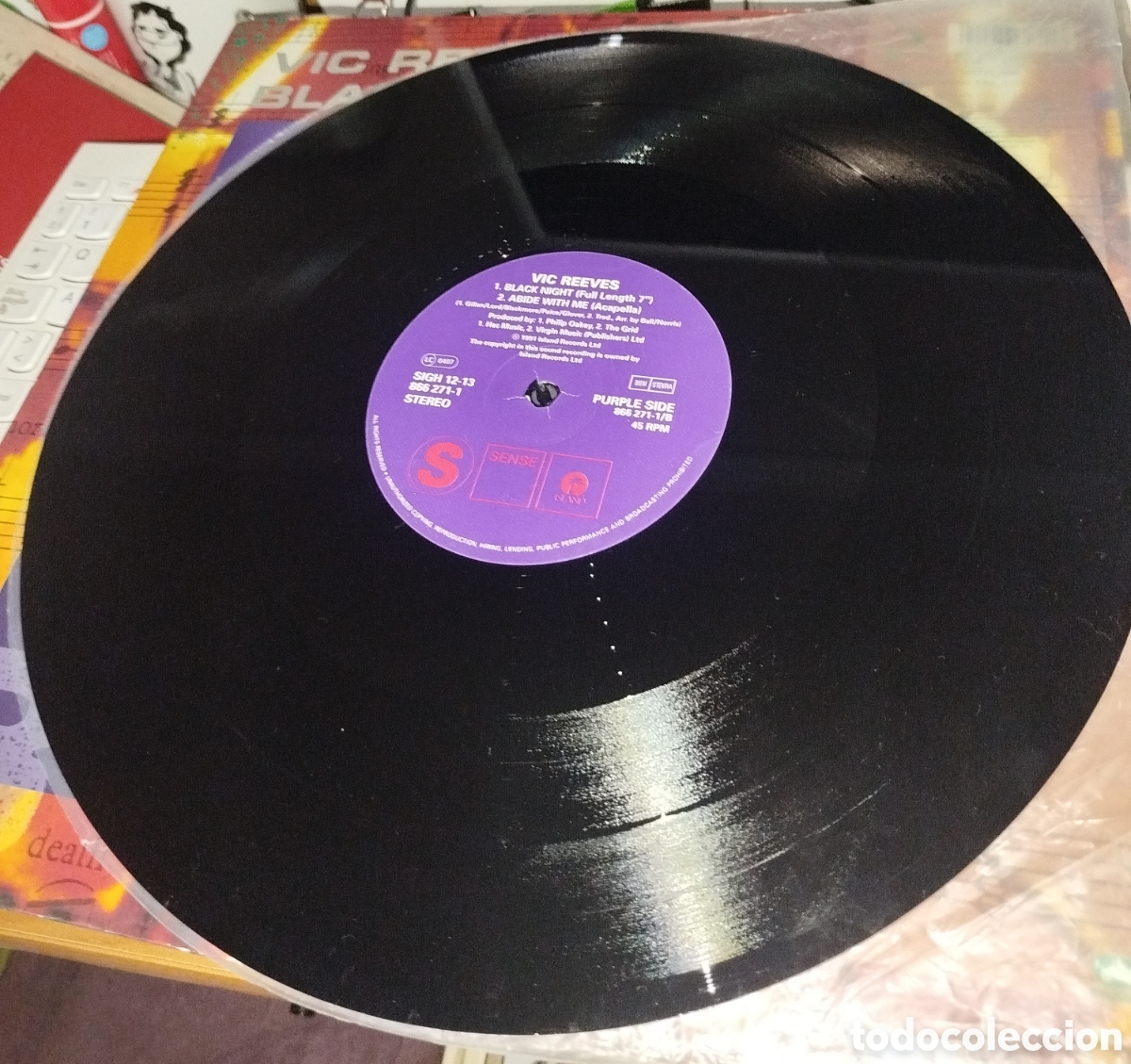 Discos de vinilo: Vic Reeves -Abide With Me. - Foto 3