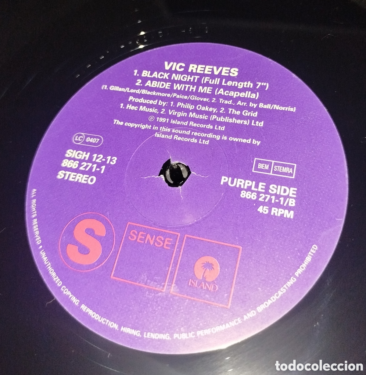 Discos de vinilo: Vic Reeves -Abide With Me. - Foto 4