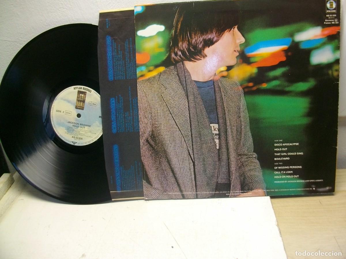Discos de vinilo: Jackson Browne &ndash; Hold Out LP 1980 - Foto 2
