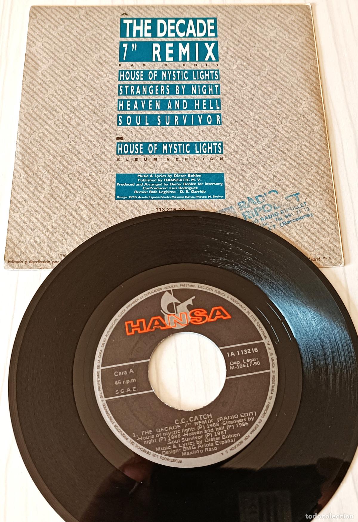 Discos de vinilo: C. C. CATCH - THE DECADE REMIX HANSA - 1990 - Foto 2
