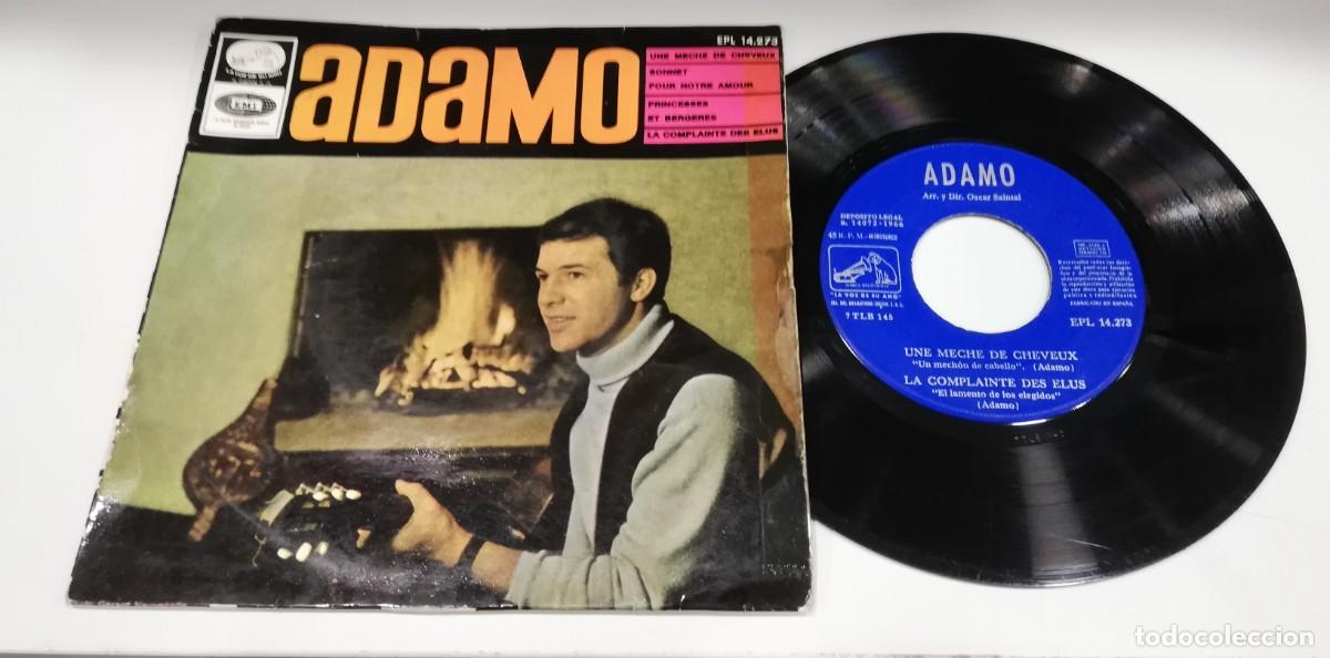 Discos de vinil: SCO20-Adamo - Une Meche De Cheveux (7&rdquo;, EP)