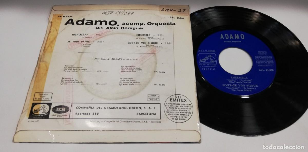 Discos de vinilo: SCO20-Adamo - Inch Allah (7&rdquo;, EP) - Foto 2