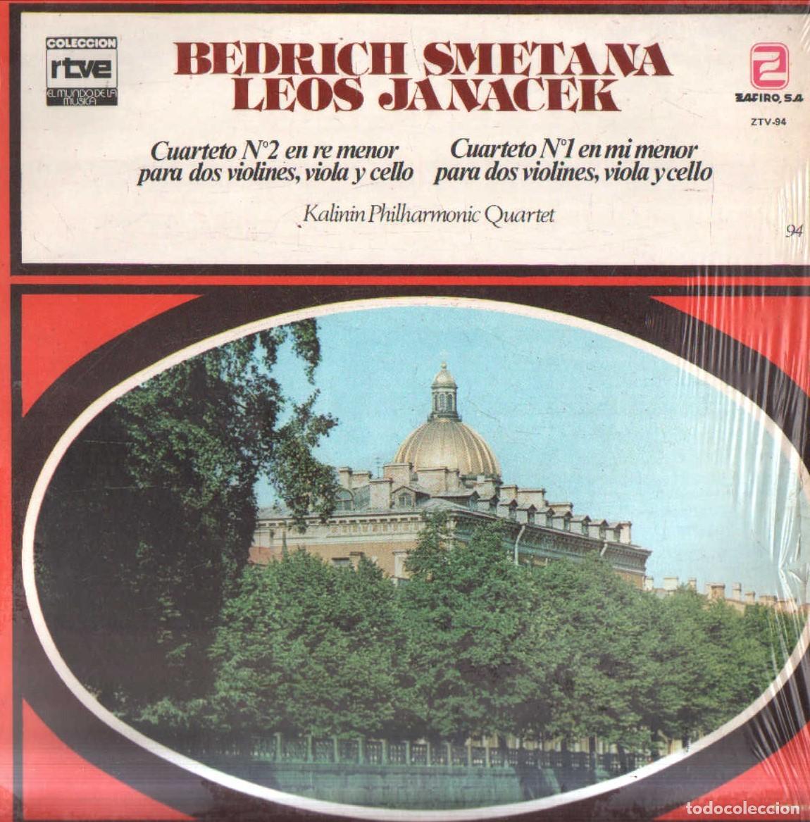 Discos de vinil: BEDRICJ SMETANA / LEOS JANACEK. COLECCI&Oacute;N EL MUNDO DE LA M&Uacute;SICA 94. LP-CLASICA-056