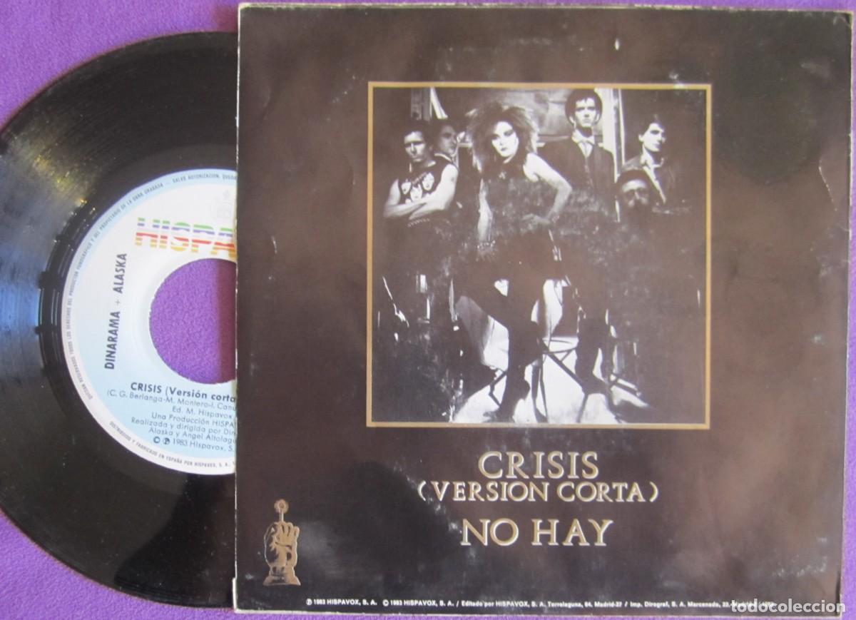 Discos de vinilo: ALASKA Y DINARAMA: CRISIS (VERSI&Oacute;N CORTA) / NO HAY - Foto 2