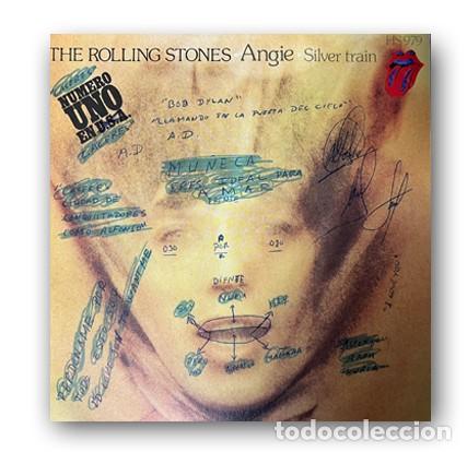 Discos de vinilo: The Rolling Stones &ndash; Angie / Silver Train Single 7&rdquo; - Foto 1