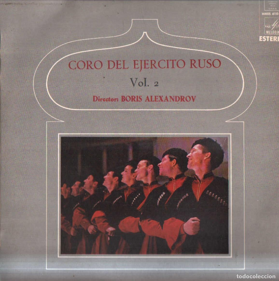 Discos de vinil: CORO DEL EJERCITO RUSO VOL.II DIRECTOR: BORIS ALEXANDROV. LP-CLASICA-086