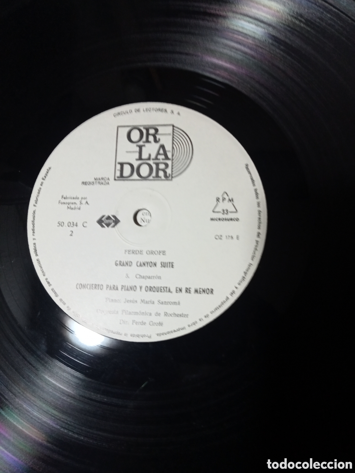 Discos de vinilo: Ferde Grofe Grand Canyon Suite - Foto 3