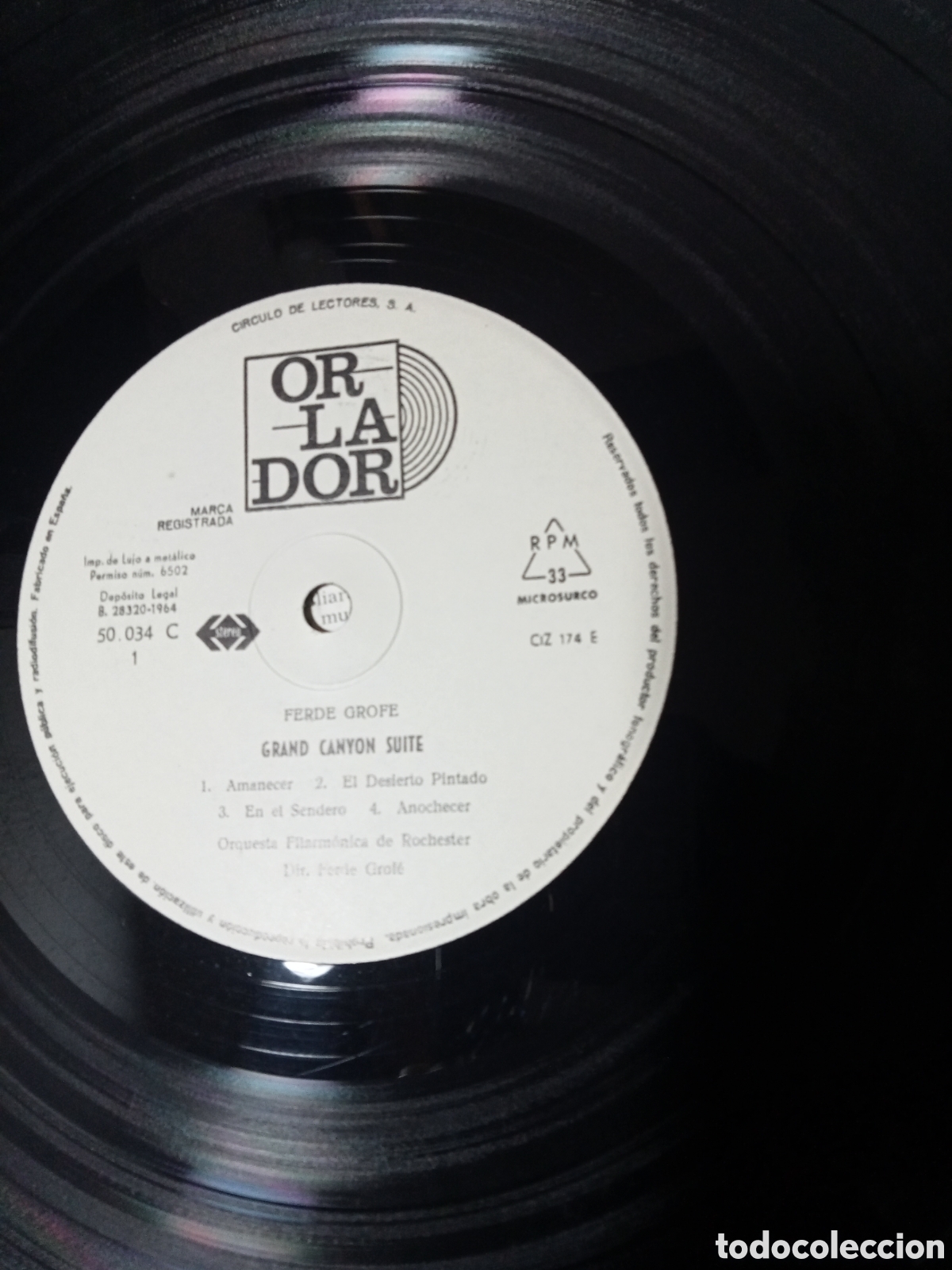 Discos de vinilo: Ferde Grofe Grand Canyon Suite - Foto 4