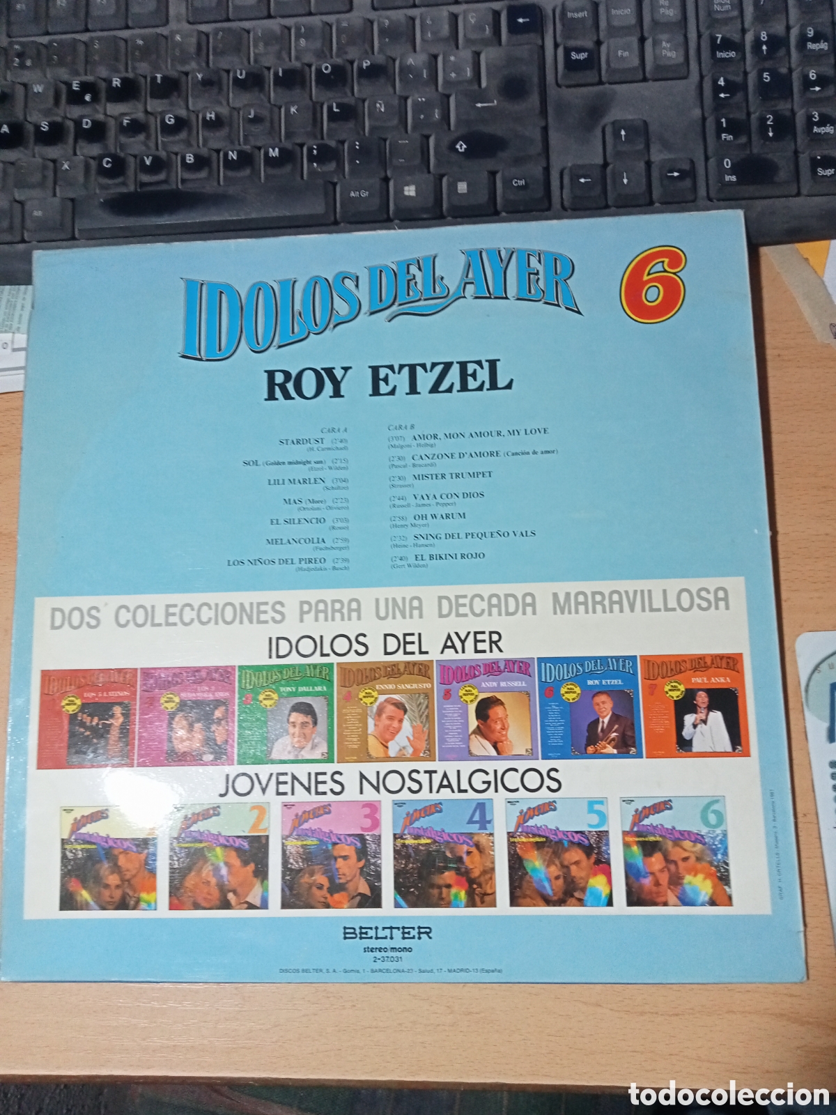 Discos de vinilo: Idolos del Ayer n&ordm; 6 Roy Etzel - Foto 2