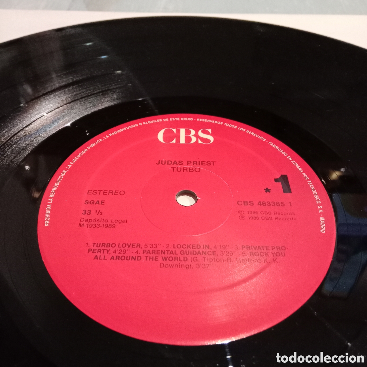 Discos de vinilo: JUDAS PRIEST - TURBO - LP - Foto 4