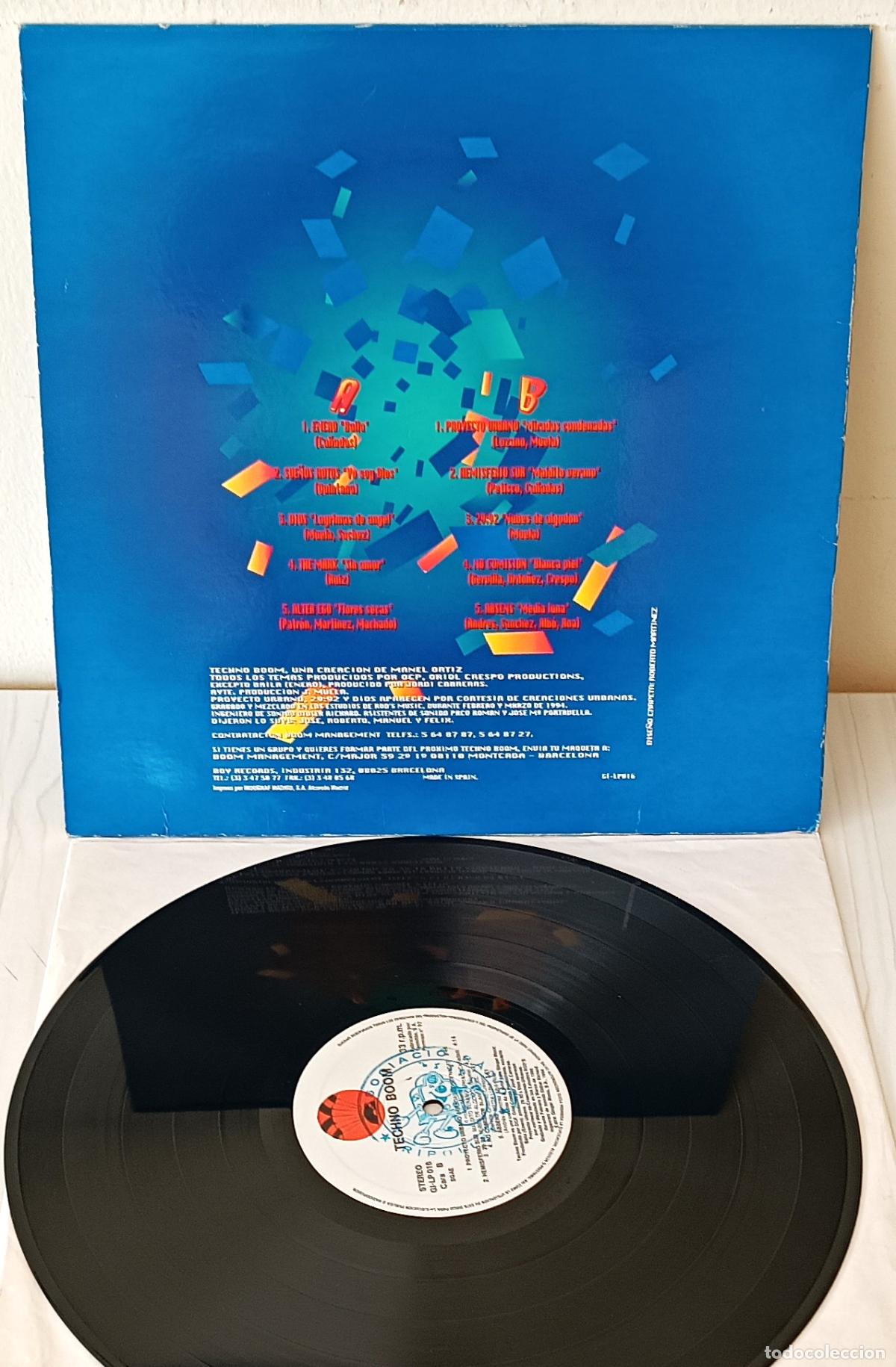 Discos de vinilo: TECHNO BOOM - VARIOS GRUPOS GINGER - 1994 - Foto 2