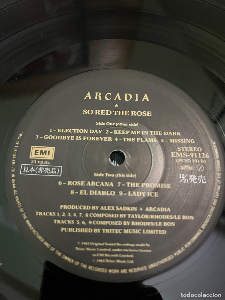 Discos de vinilo: Arcadia So Red The Rose - Foto 7