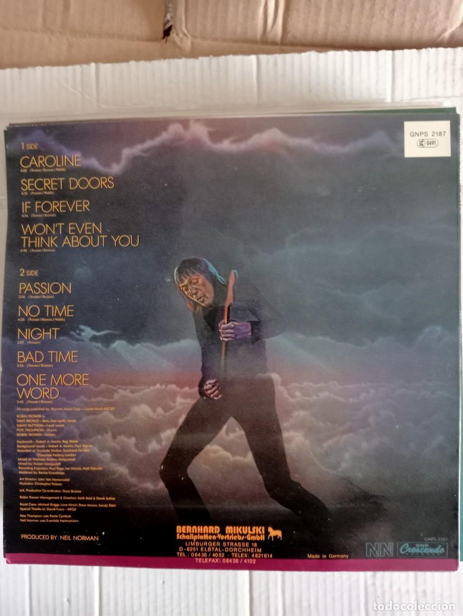 Discos de vinilo: Robin Trower - Passion (LP, Album) 1987 - Foto 2
