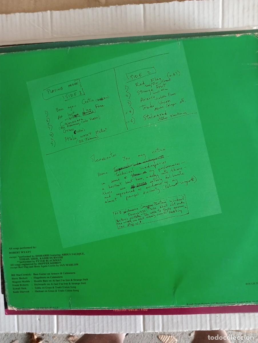 Discos de vinilo: Robert Wyatt - Nothing Can Stop Us (LP, Comp) 1982 uk insert - Foto 2