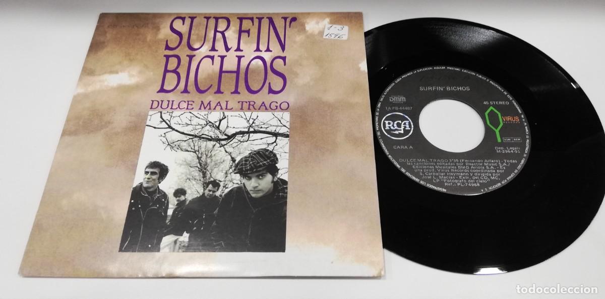 Discos de vinilo: SCO21-Surfin Bichos - Dulce Mal Trago (7&rdquo;, Single) - Foto 1