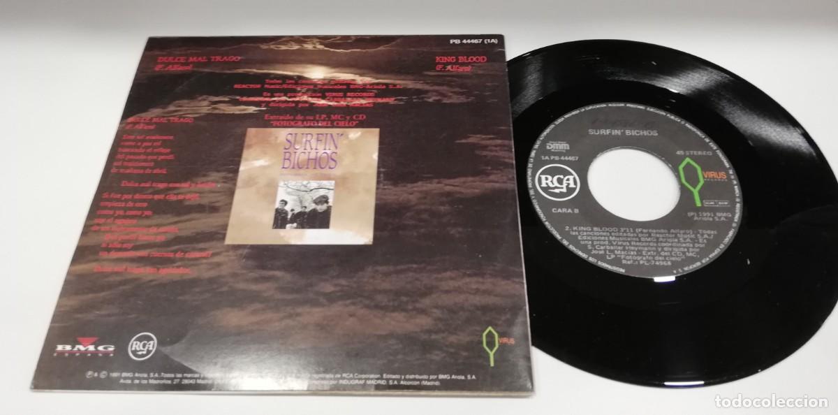 Discos de vinilo: SCO21-Surfin Bichos - Dulce Mal Trago (7&rdquo;, Single) - Foto 2