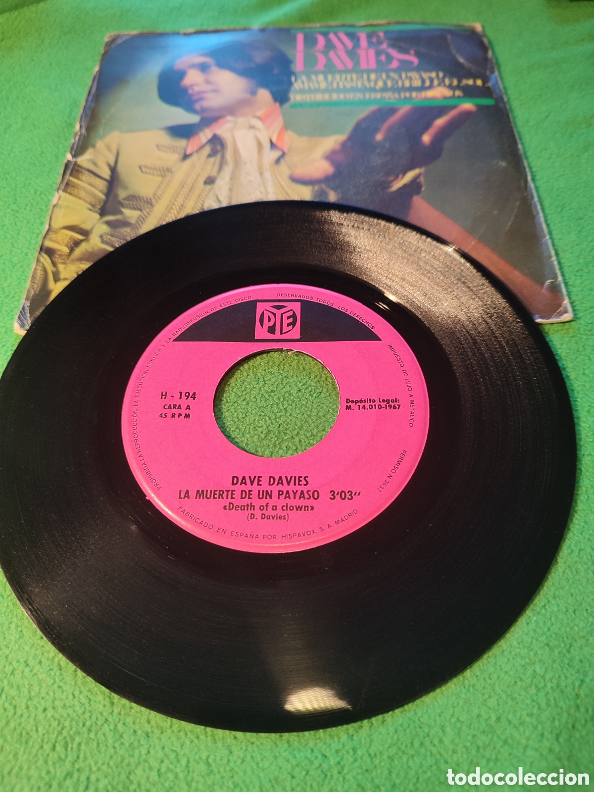 Discos de vinilo: Dave Davies - La muerte de un payaso - Foto 2