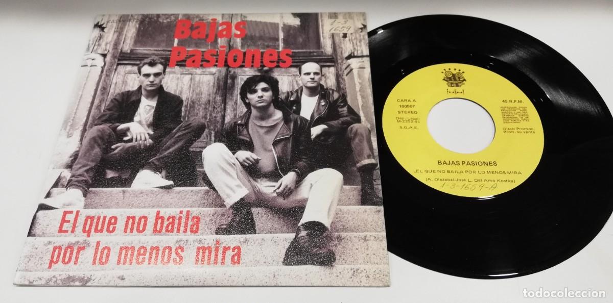 Disques de vinyle: SCO21-BAJAS PASIONES EL QUE NO BAILA (7&rdquo;, Single, Promo)