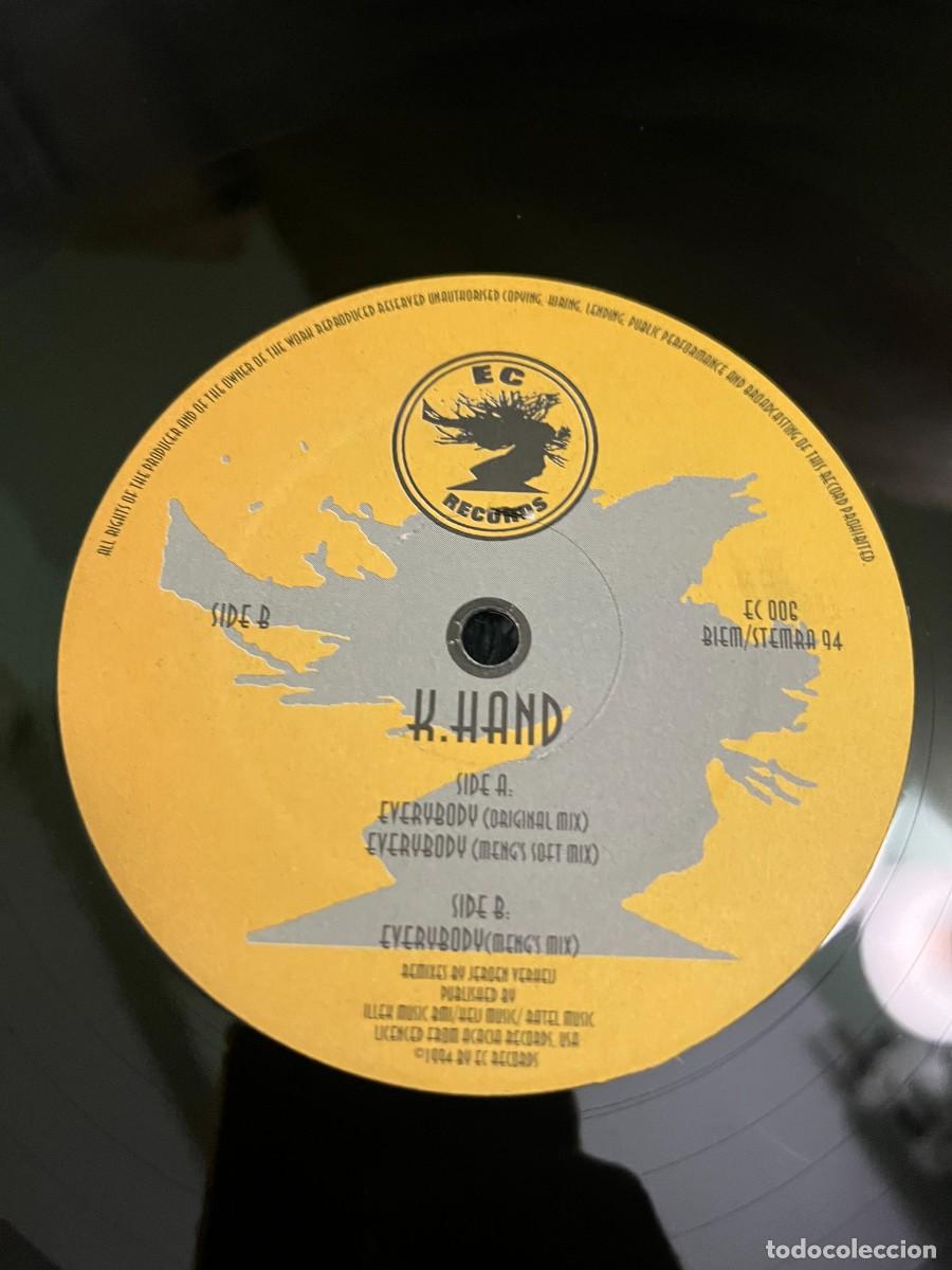 Discos de vinilo: K. Hand Everybody maxi - Foto 3