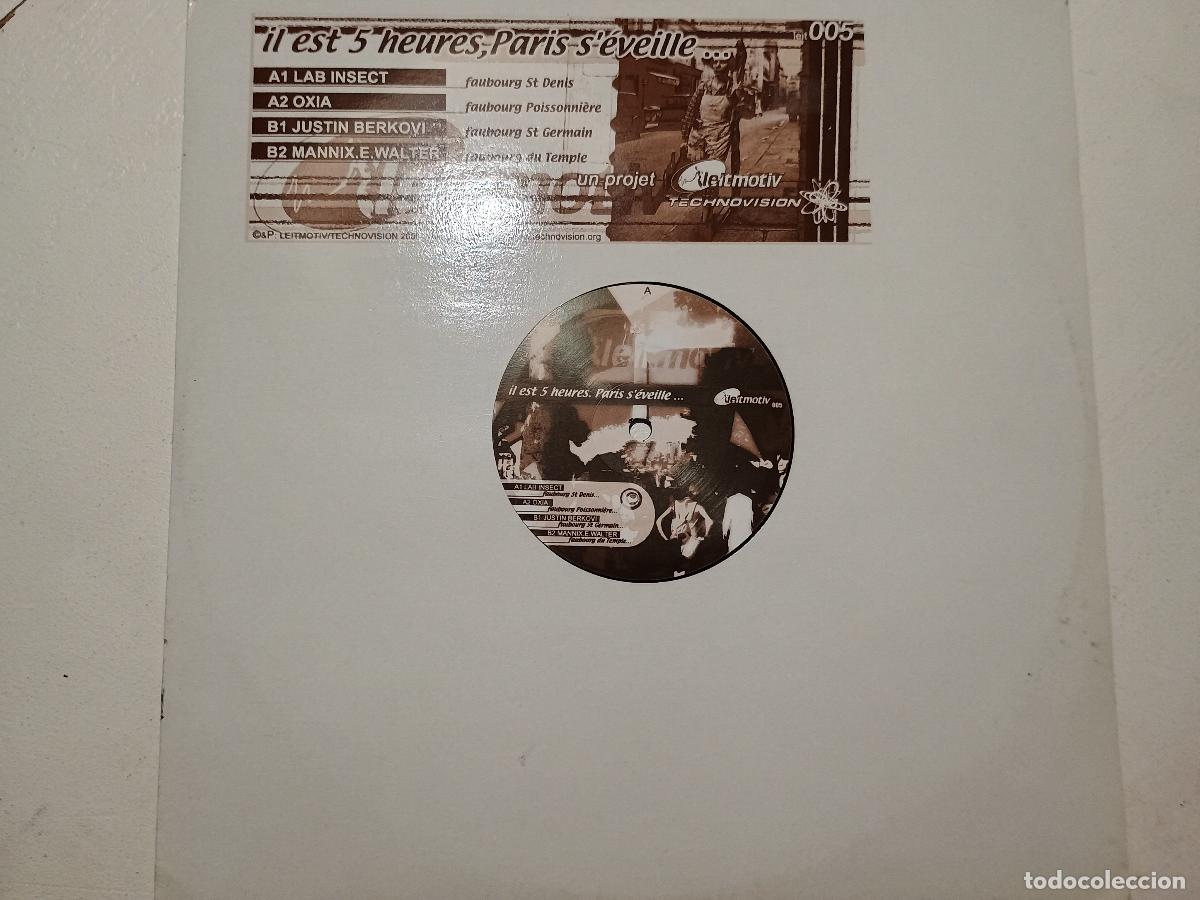 Discos de vinilo: Il Est 5 Heures, Paris SEveille... 2000 Electronic Techno - Foto 1