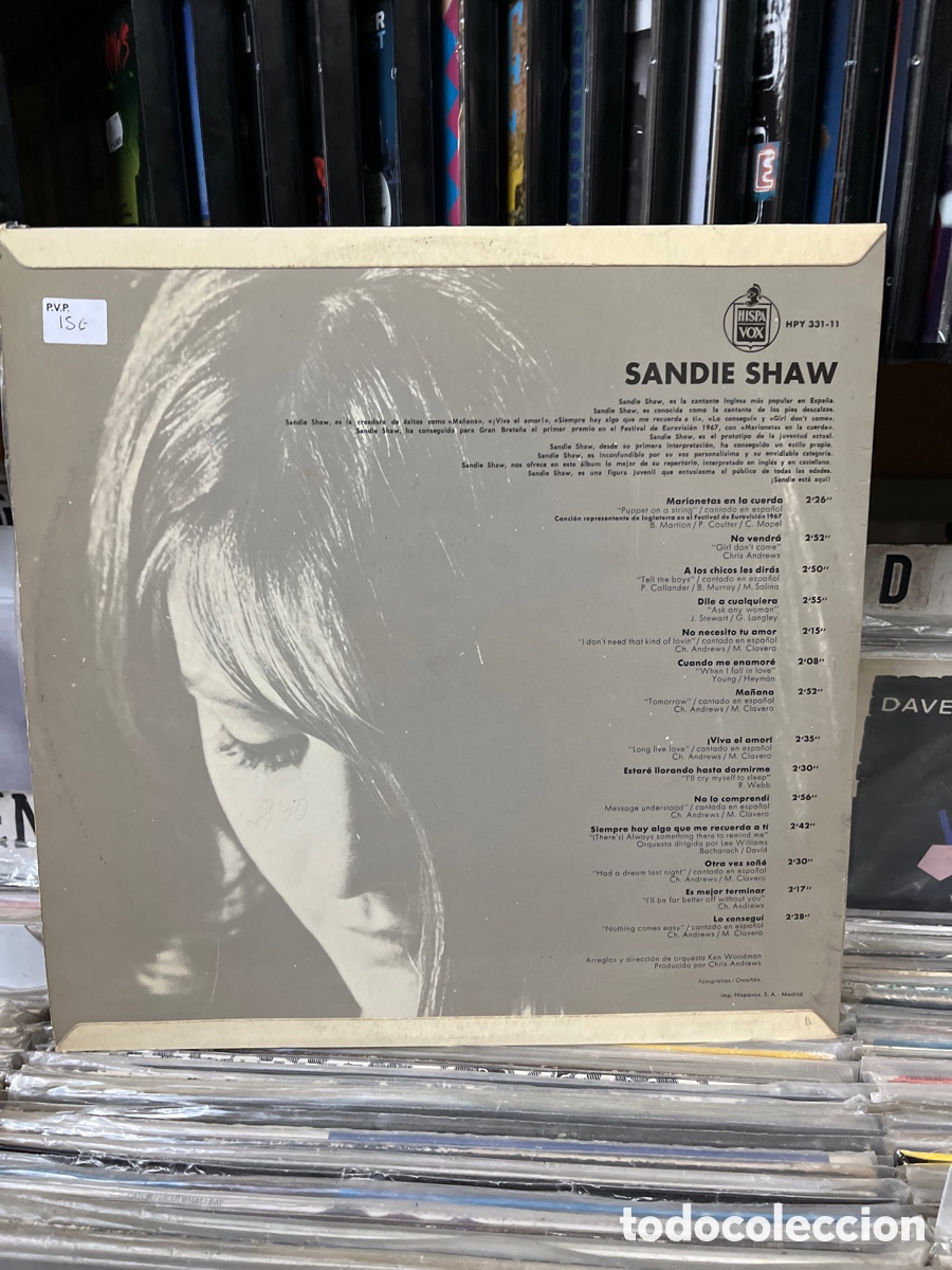Discos de vinilo: lo mejor de sandie shaw - Foto 2