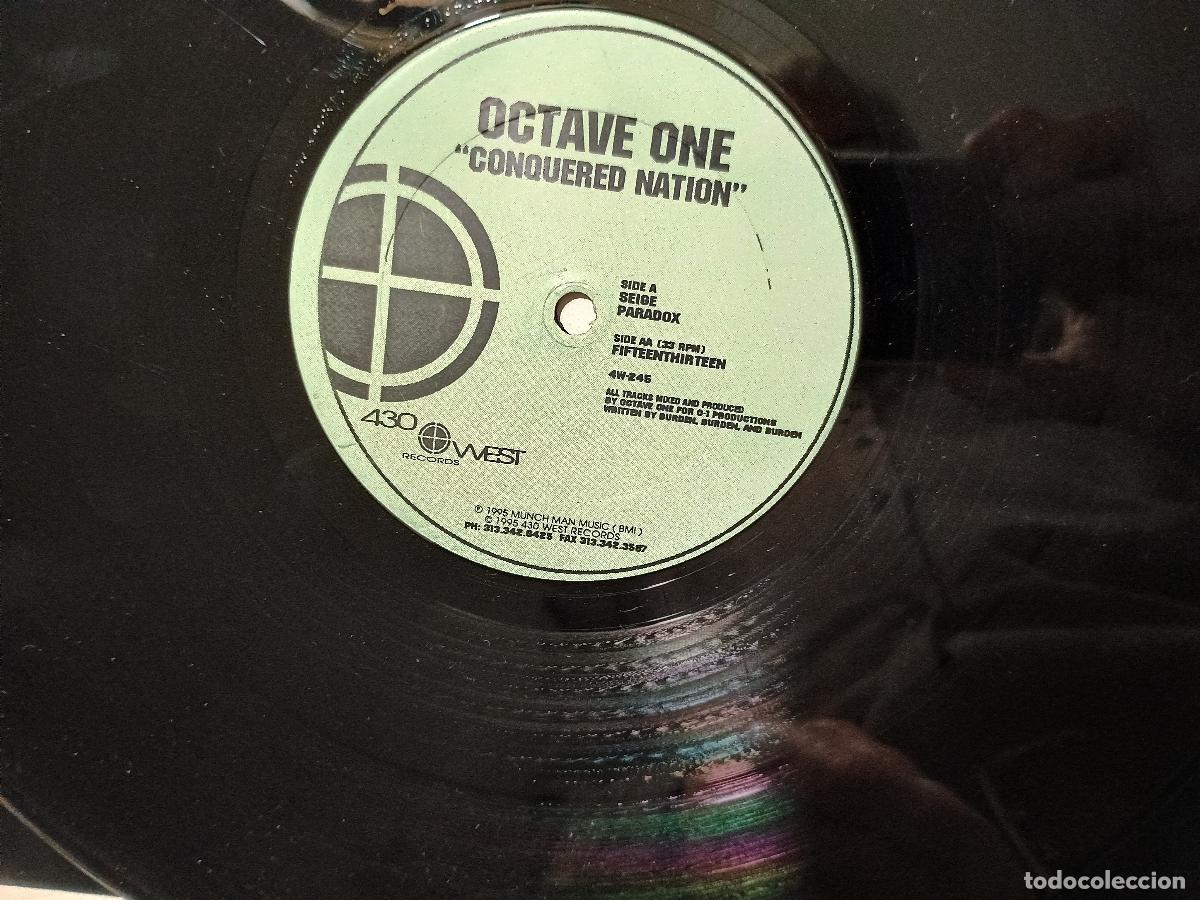 Discos de vinilo: Octave One &lrm;&ndash; Conquered Nation UK 2017 Electronic Techno - Foto 3