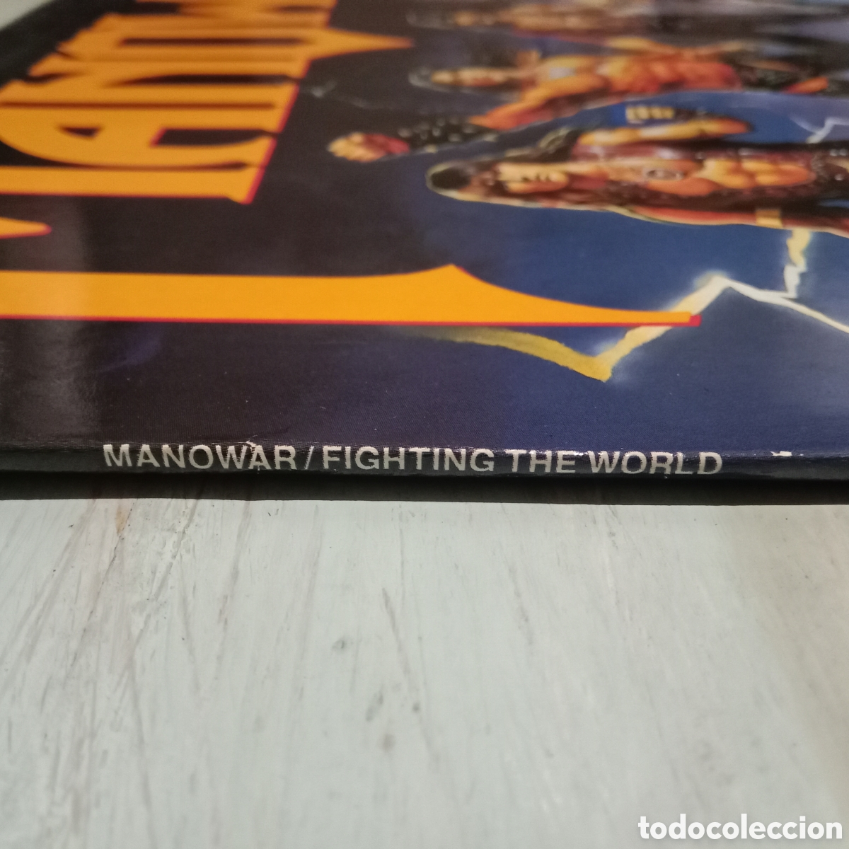 Discos de vinilo: MANOWAR - FIGHTING THE WORLD - LP - Foto 3