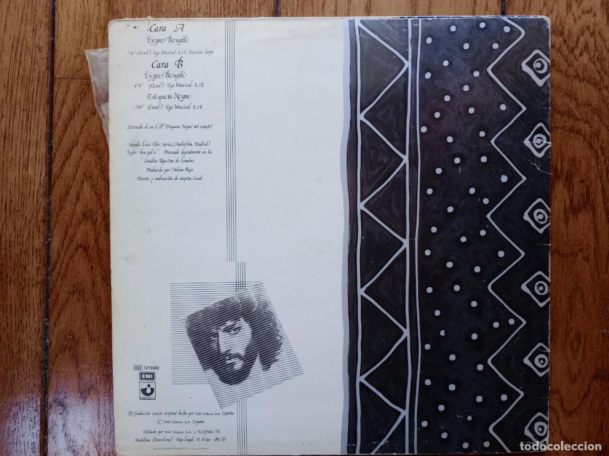 Discos de vinilo: Casal - tigre bengali - Foto 2