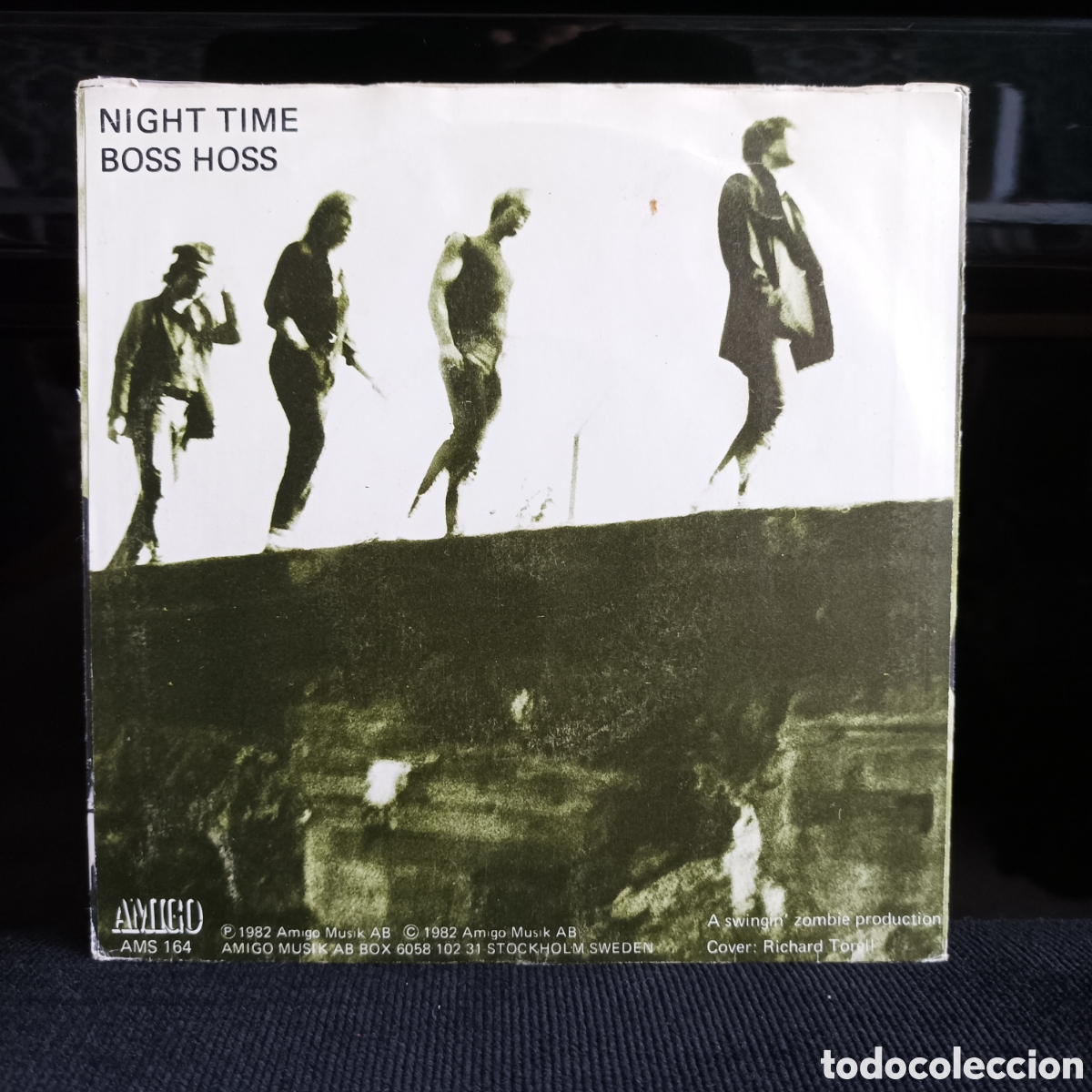 Discos de vinilo: The Nomads - Night Time 1982 Suecia - Foto 2