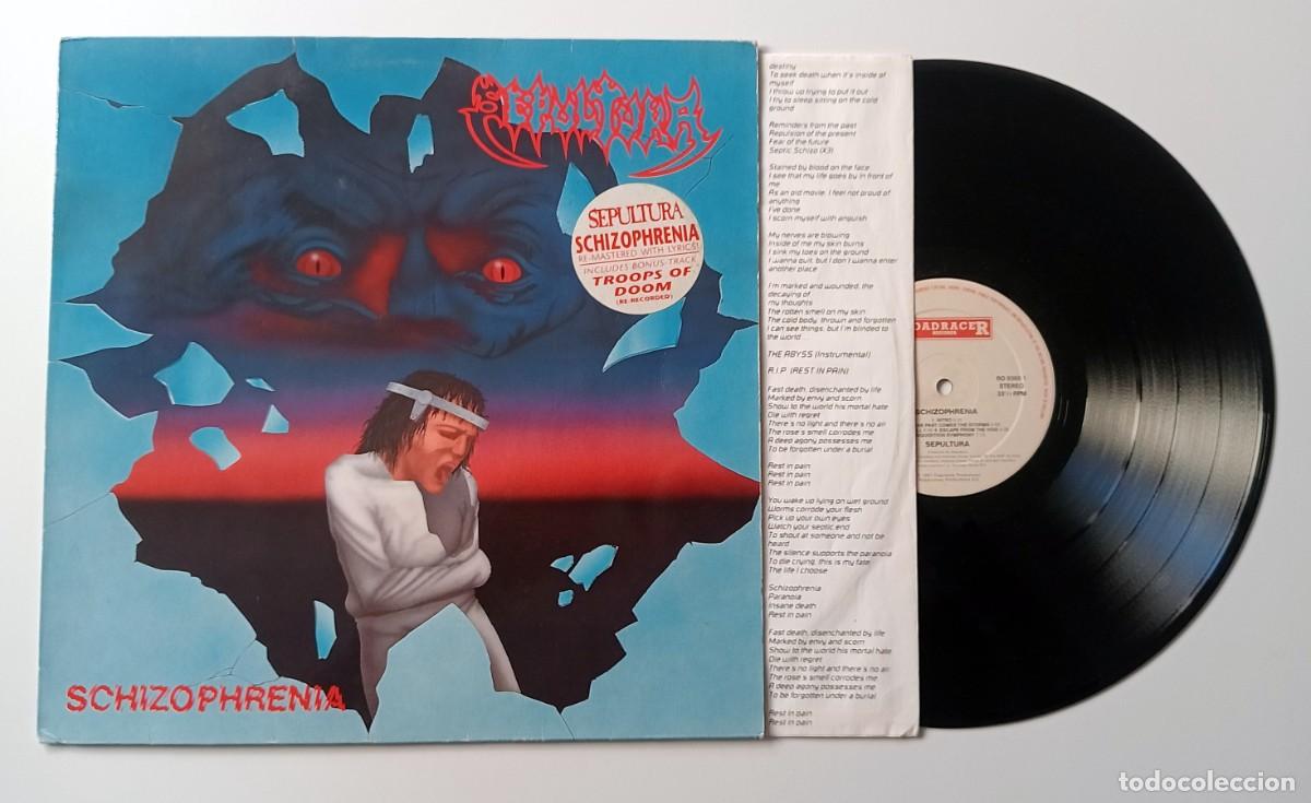 Discos de vinilo: LP SEPULTURA - SCHIZOPHRENIA - Foto 3