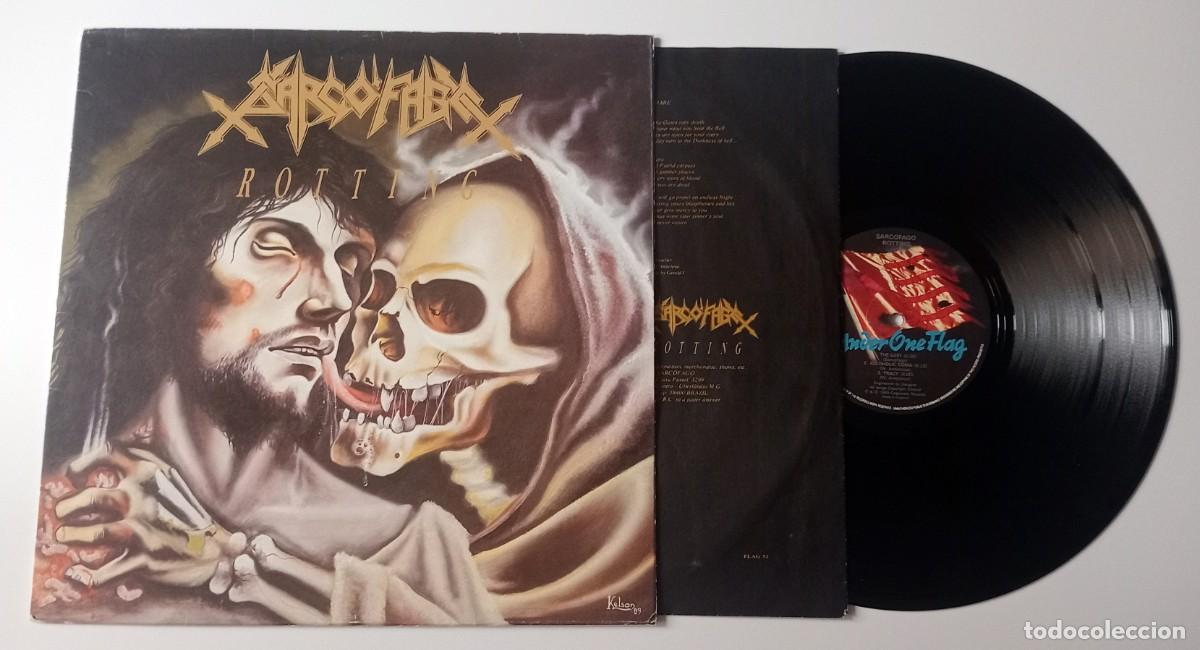 Discos de vinilo: LP SARCOFAGO - ROTTING - Foto 3