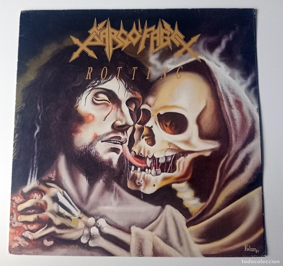 Discos de vinilo: LP SARCOFAGO - ROTTING - Foto 1