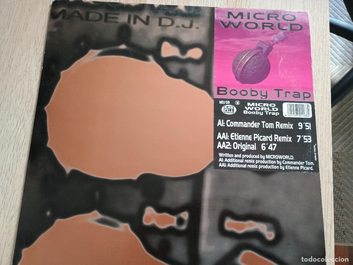 Discos de vinilo: MicroWorld &ndash; Booby Trap 1996 Electronic Hard House, Techno - Foto 3