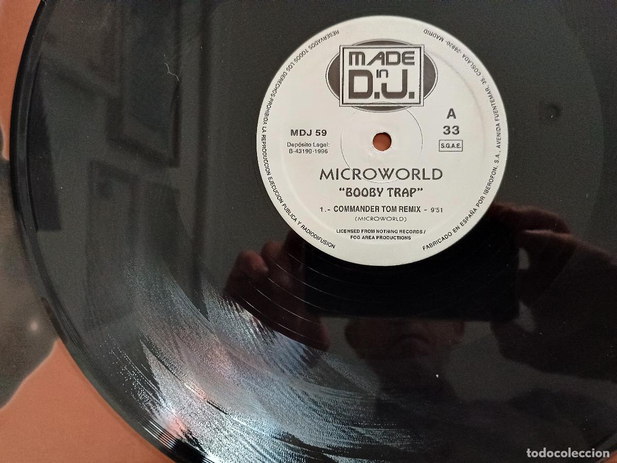 Discos de vinilo: MicroWorld &ndash; Booby Trap 1996 Electronic Hard House, Techno - Foto 4