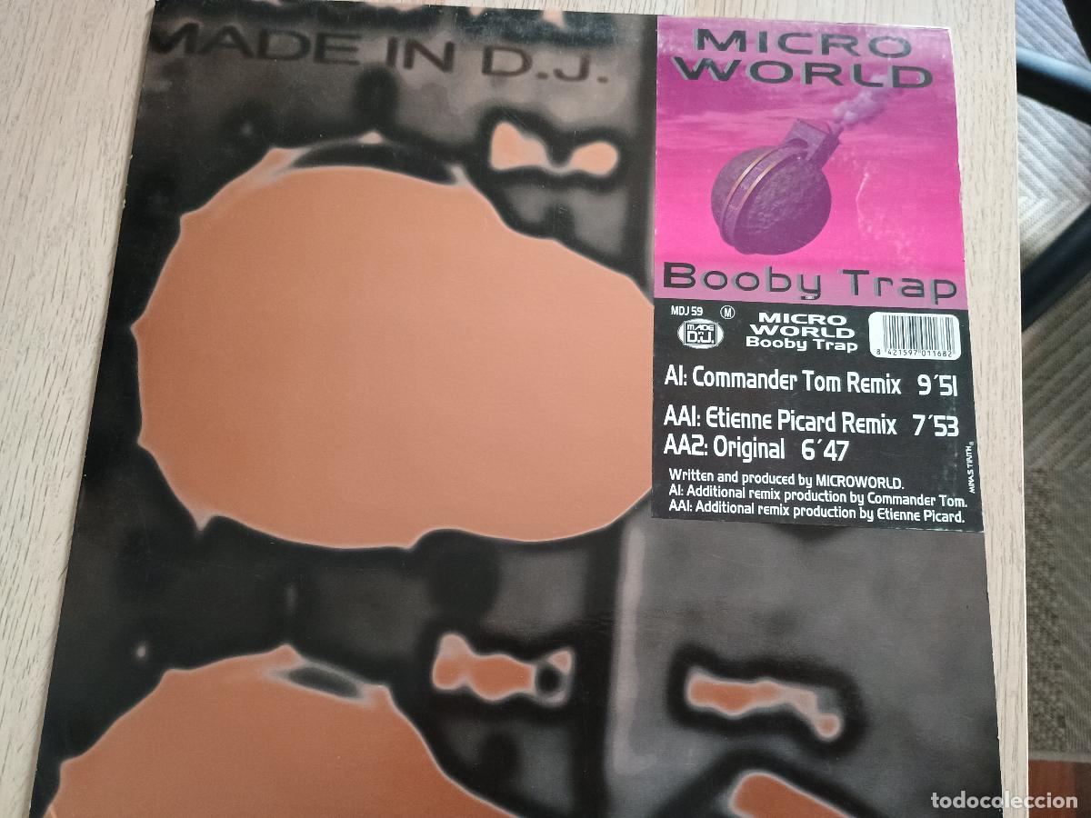 Discos de vinilo: MicroWorld &ndash; Booby Trap 1996 Electronic Hard House, Techno - Foto 1