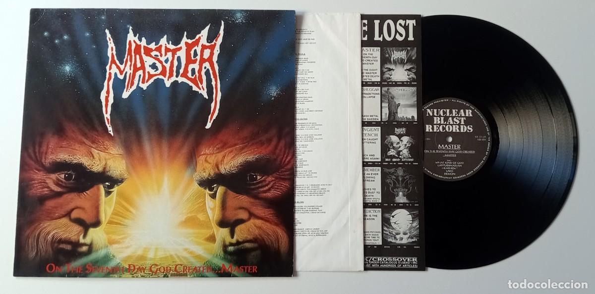 Discos de vinilo: LP MASTER - ON THE SEVENTH DAY GOD CREATED... MASTER - Foto 3